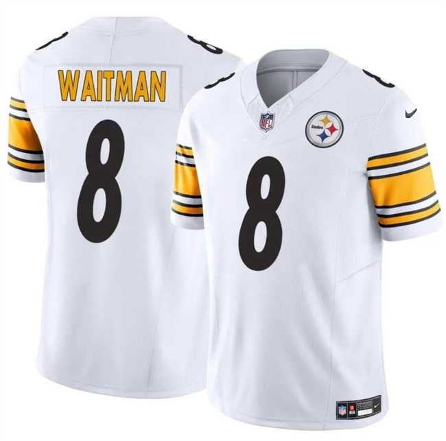 Men & Women & Youth Pittsburgh Steelers #8 Corliss Waitman White 2024 F.U.S.E. Alternate Vapor Untouchable Limited Stitched Jersey